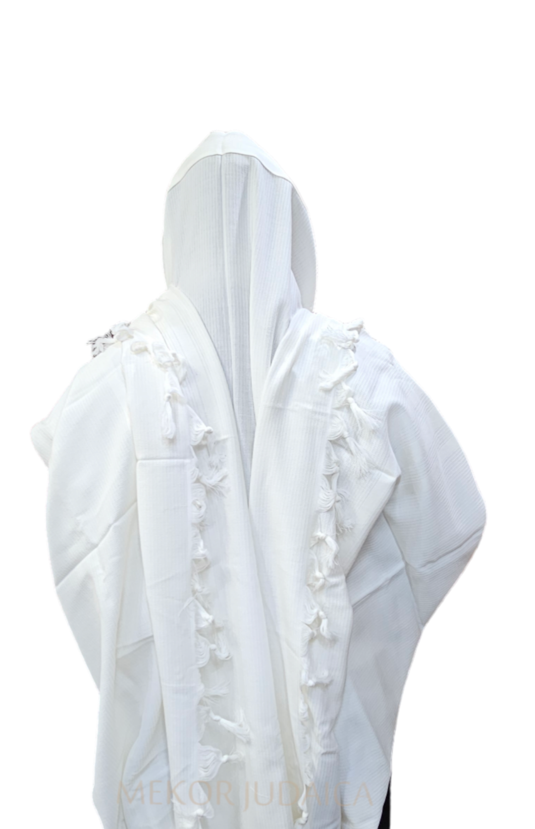 Talit Wool Hamefoar Deluxe - White Stripes