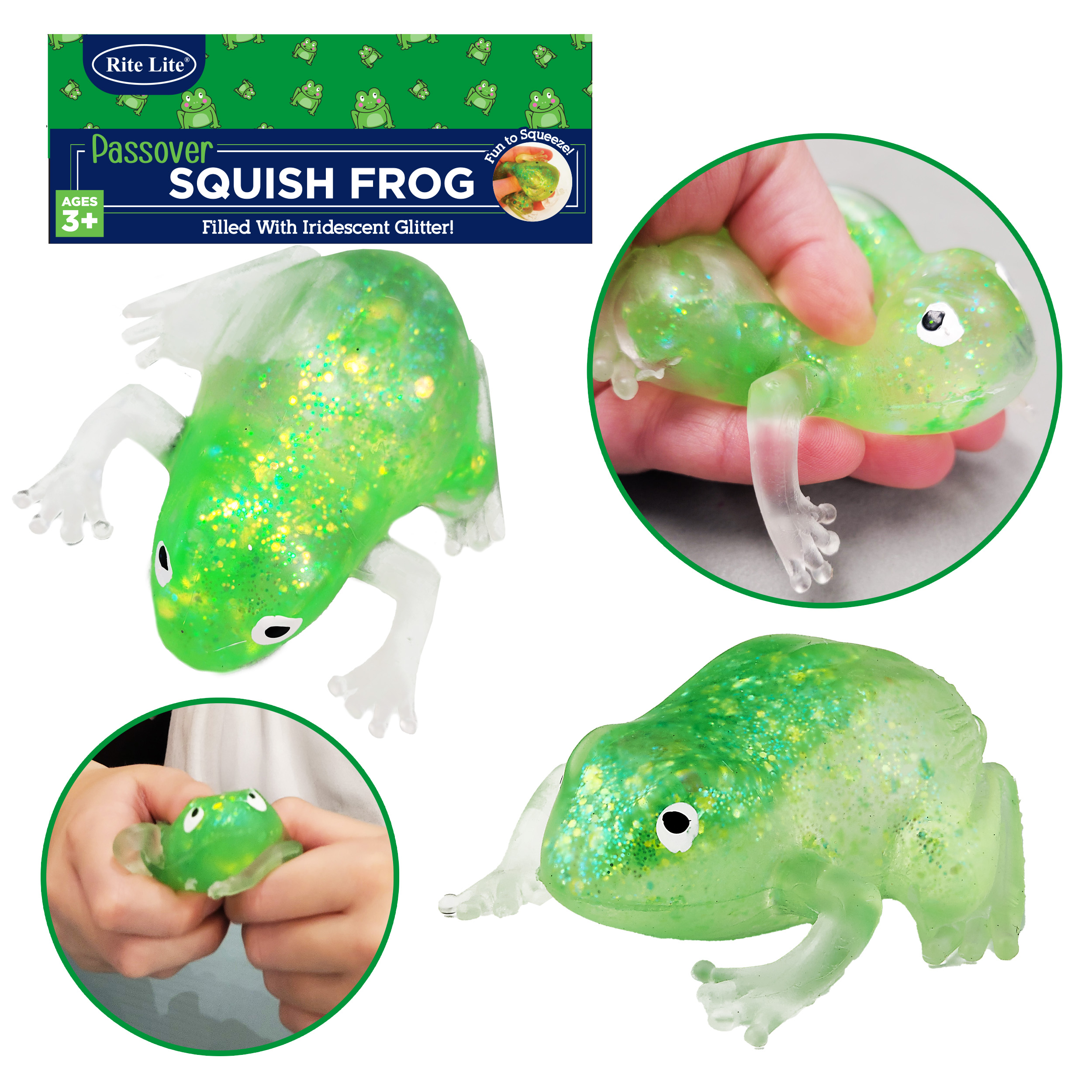 Passover Squish Frog - Mekor Judaica