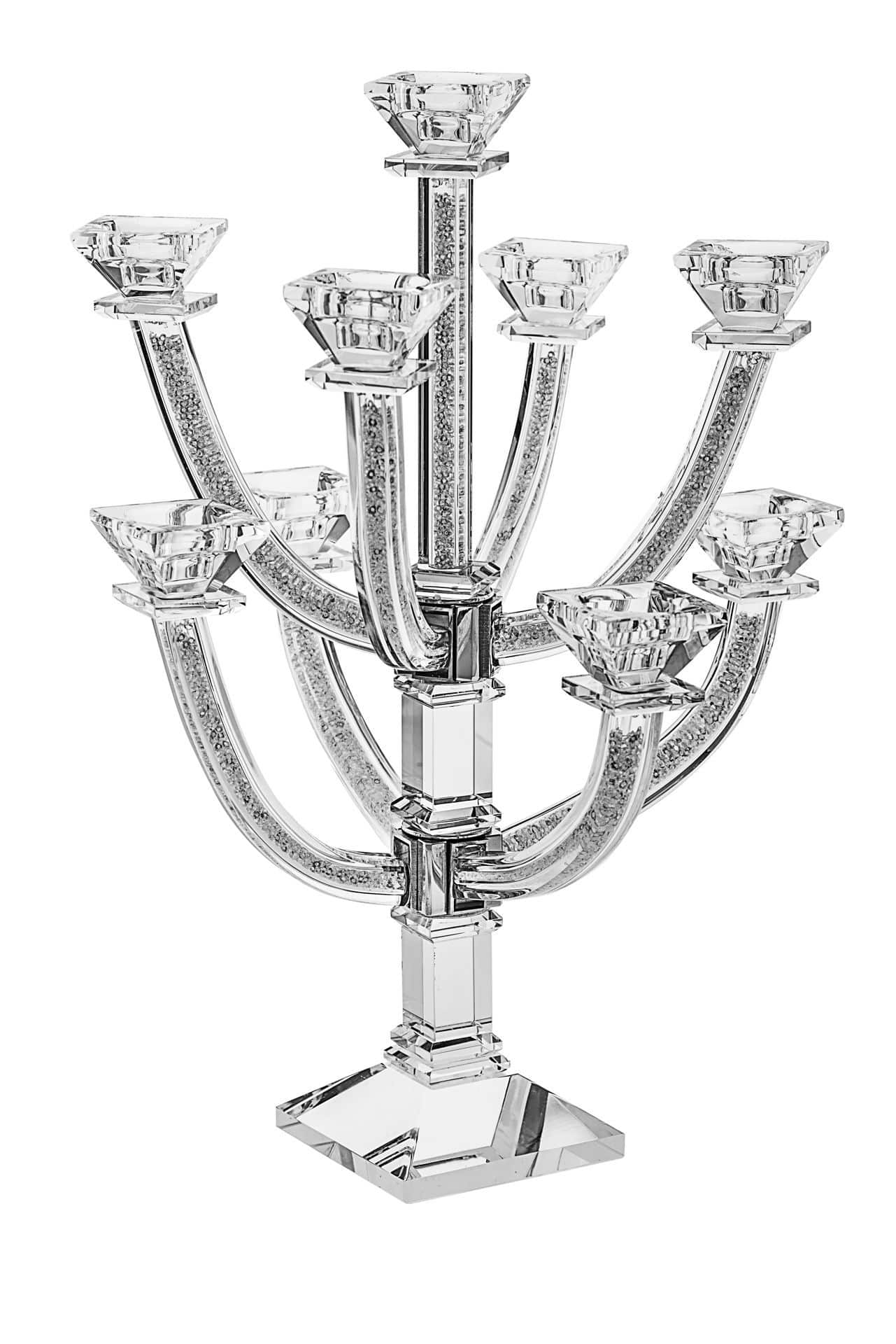 Crystal Candelabra With 9 Branches
